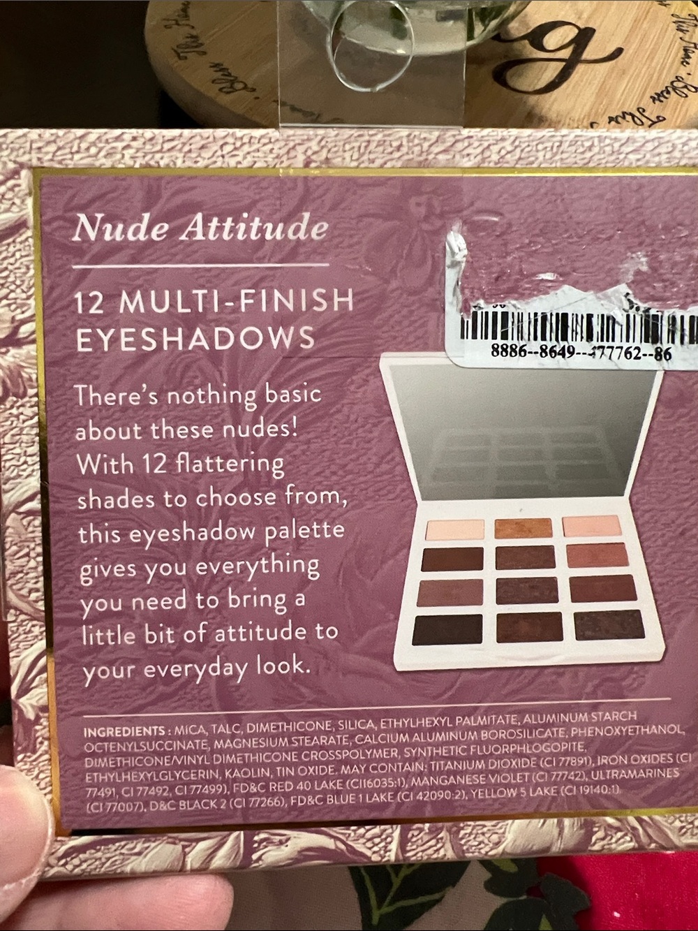 New Laura Geller Nude Attitude Eyeshadow Palette - Barely Burnished - Picture 3 of 4